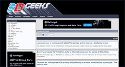 Desktop Screenshot of 3dgeeks.com